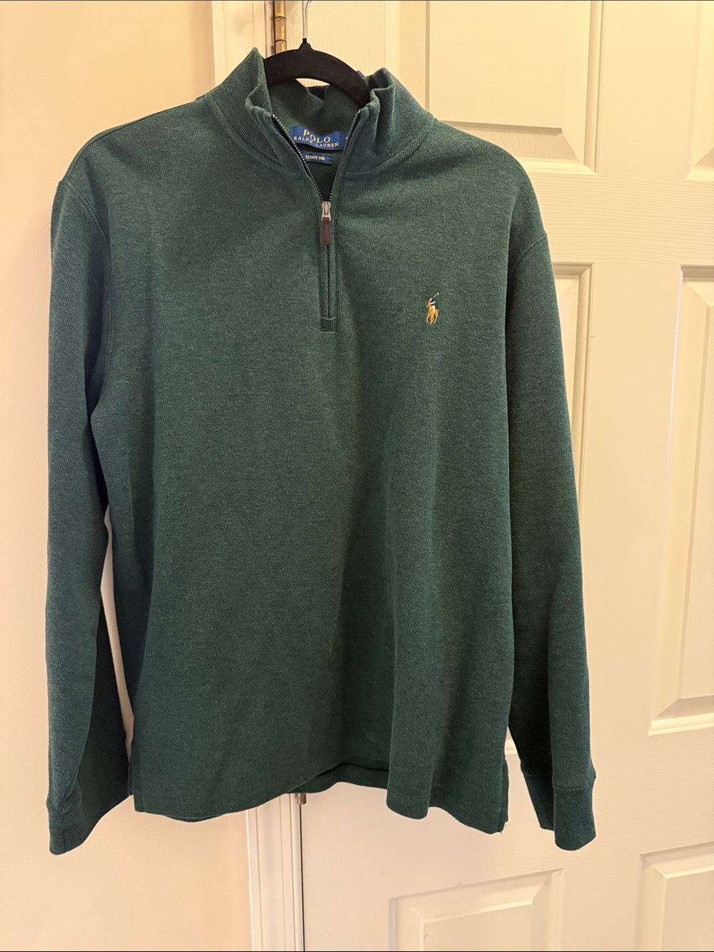 Polo by Ralph Lauren Forest Green Quarter-Zip Sweater